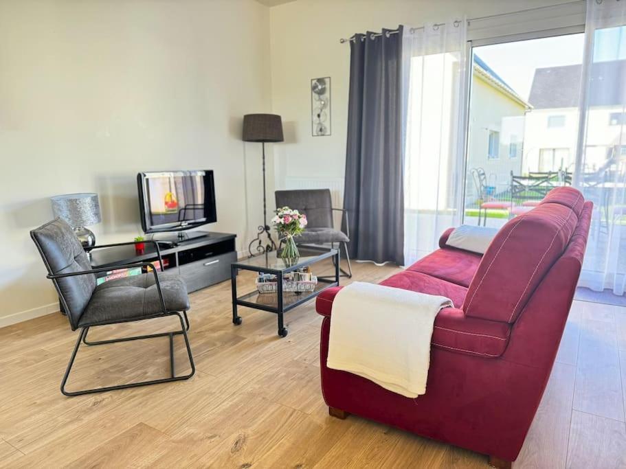 La Maison Bleue - Plain-Pied Proche Plages Et Caen Rosel Dış mekan fotoğraf